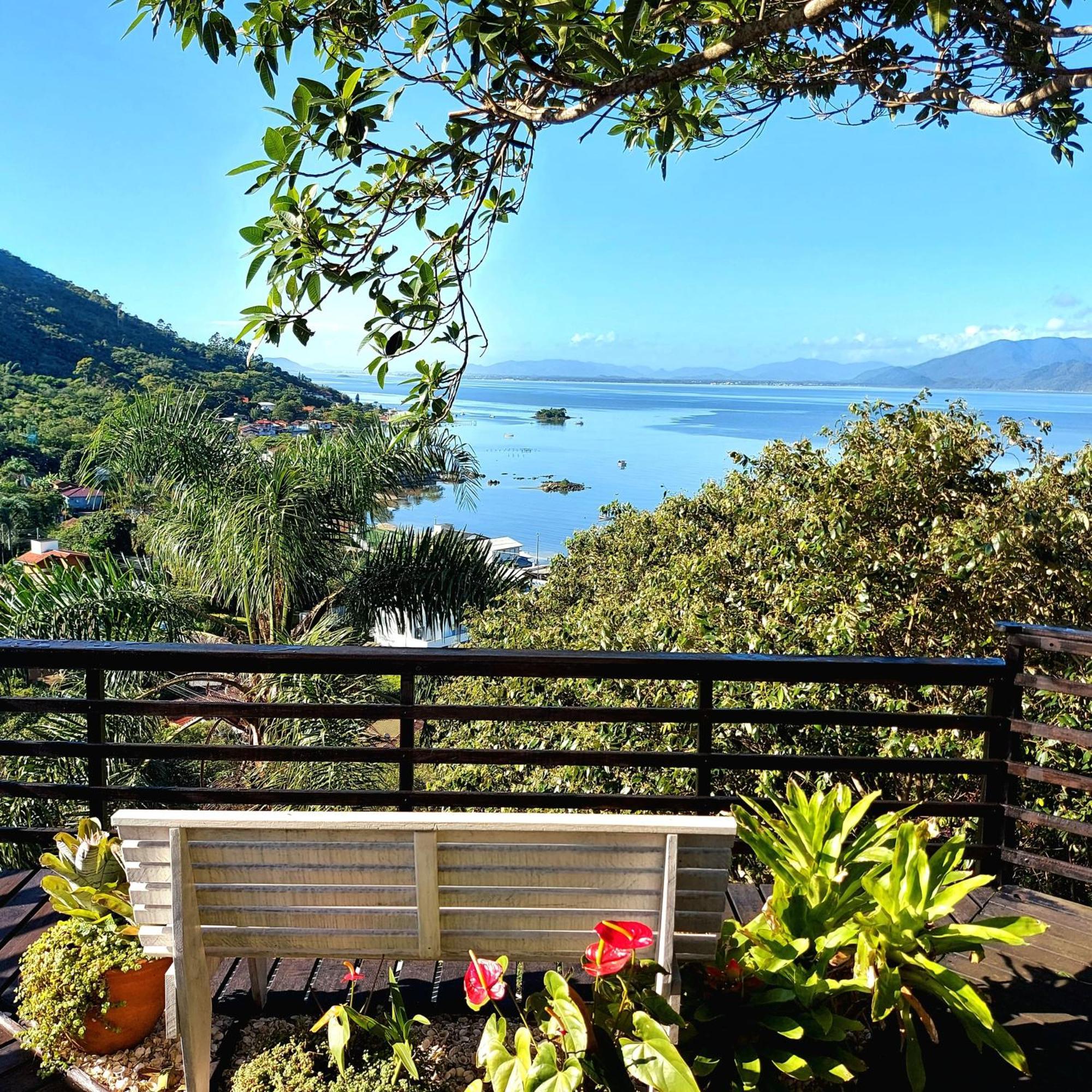 Casa Na Montanha Com Vista Para O Mar Florianópolis Exterior foto